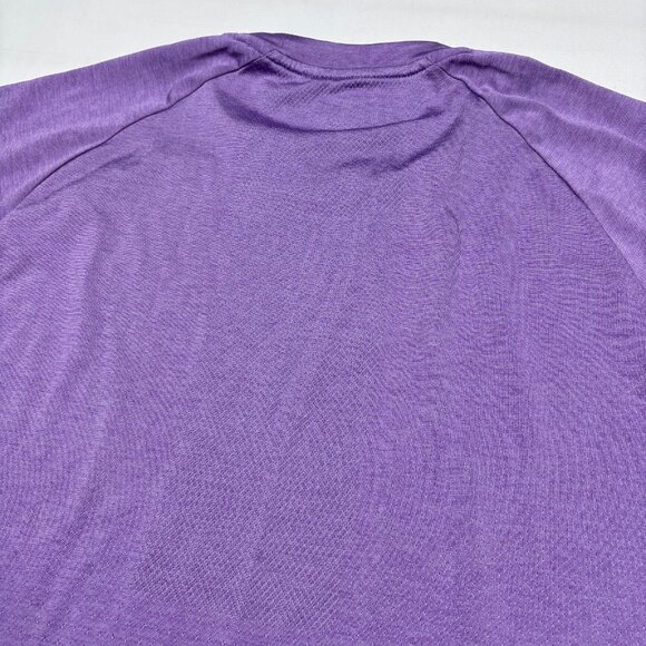 Uniqlo Dry-Ex Ordor Control Cool to The Touch Purple Performance T-Shirt Mens L - Picture 10 of 11